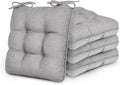 Love's cabin Memory Foam Chair Cushions Set of 4, 19"x19"x3.5" Indoor & Outdoor Seat Pads for Dining, Kitchen, Office, Patio Chairs…