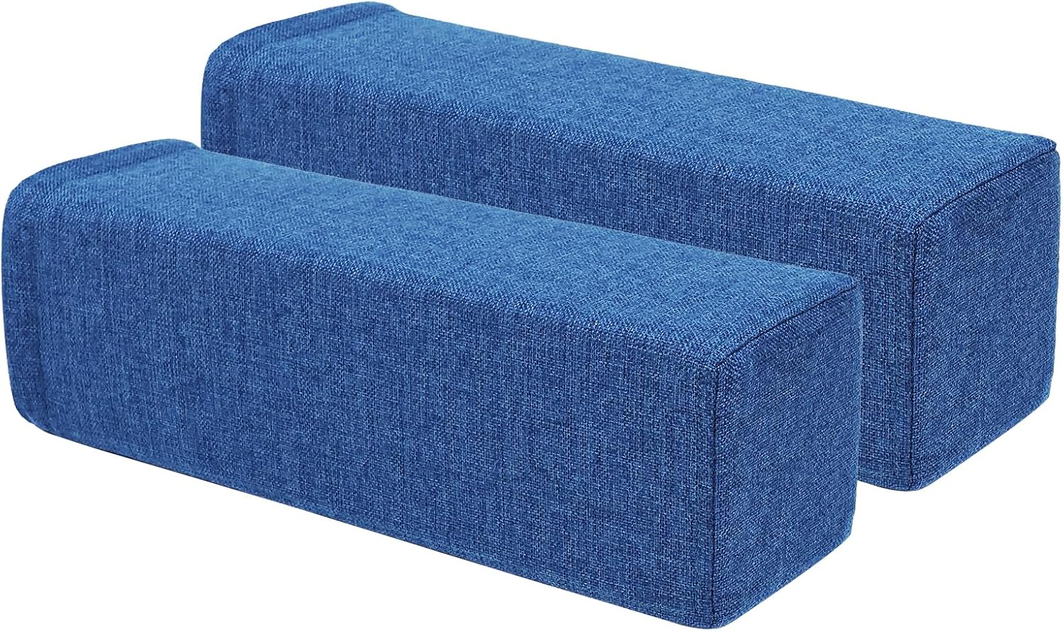 MMuteTouch 2 Pack Couch Arm Rest Pillow, 6''x6''x20'' Linen Cover, High Density Foam Armrest Cushion, Removable & Washable Elbow Support fo…