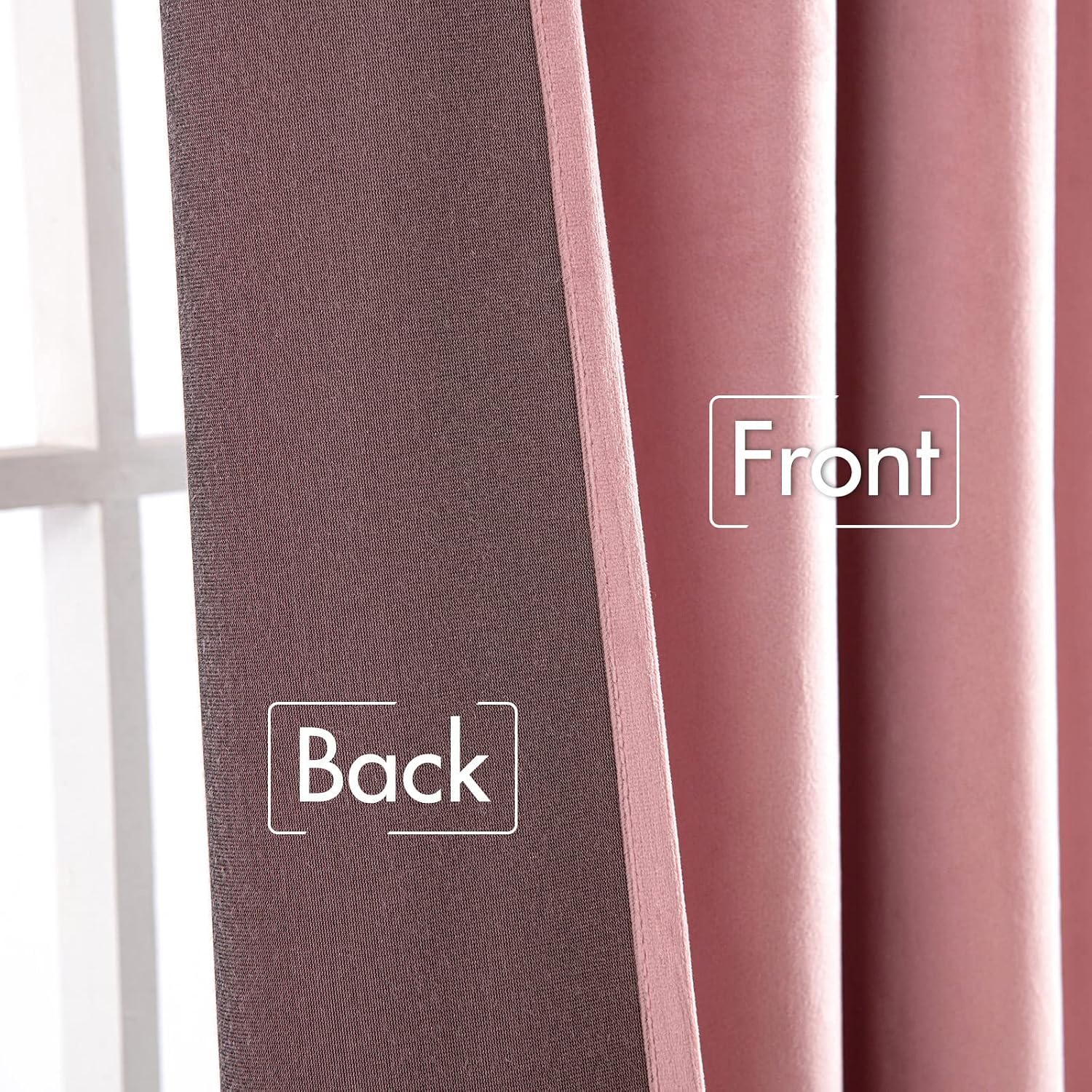 Miulee Velvet Curtains 96 inches 2 Panels - Luxury Blackout Curtains for Girls Bedroom Nursery Living Room Thermal Insulated Super Soft Win…