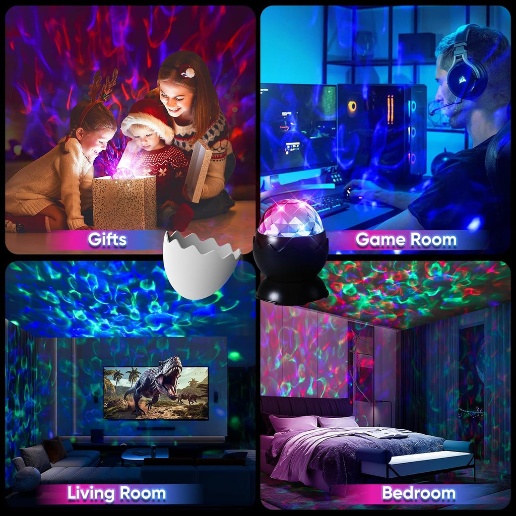 UweSmartLightingHouse Red Night Light, 2-in-1 Galaxy Projector, Light relaxation Lamp, Light Projector, 670nm Red Light for Bedroom, Gift…