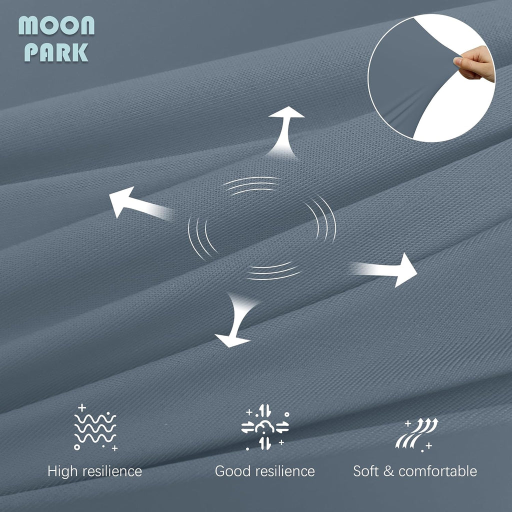 Moonpark MOON PARK Pregnancy Pillows for Sleeping - U Shaped Full Body Maternity Pillow with Removable Cover - Support for Back, Legs, Bell…
