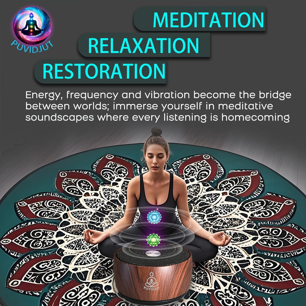 Puvidjutmeditationmachine Sound Frequency Machine, Meditation Generator Instrument, Tone Device Tools - Solfeggio Frequencies Bath for Yoga,…