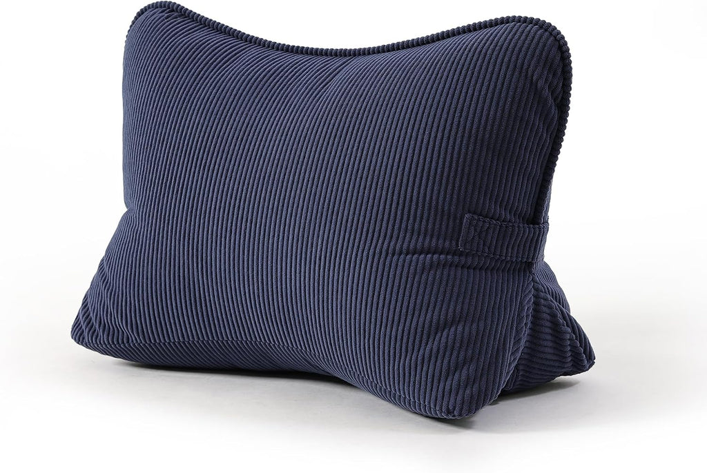 Ailuteie Pat. Pend. Corduroy Wedge Pillow with Lumbar Support, Triangle Cushion for Sofa, Couch, Bed or Recliner, Reading Pillow for Sittin…