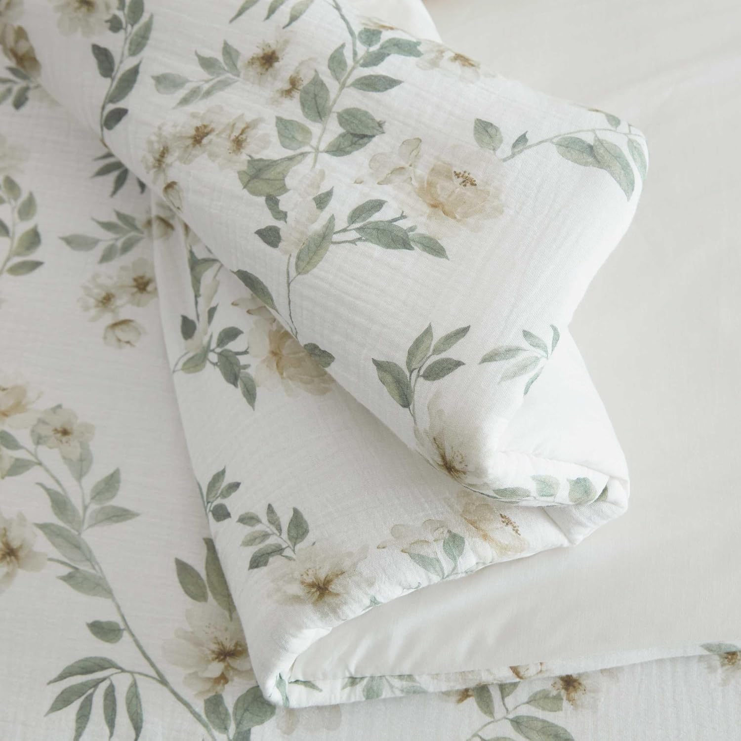 MarthaStewart Martha Stewart - Queen Duvet Cover Set, Soft Cotton with Crisp & Tailored Naturally Smooth Cotton Percale Reverse, Lightweigh…
