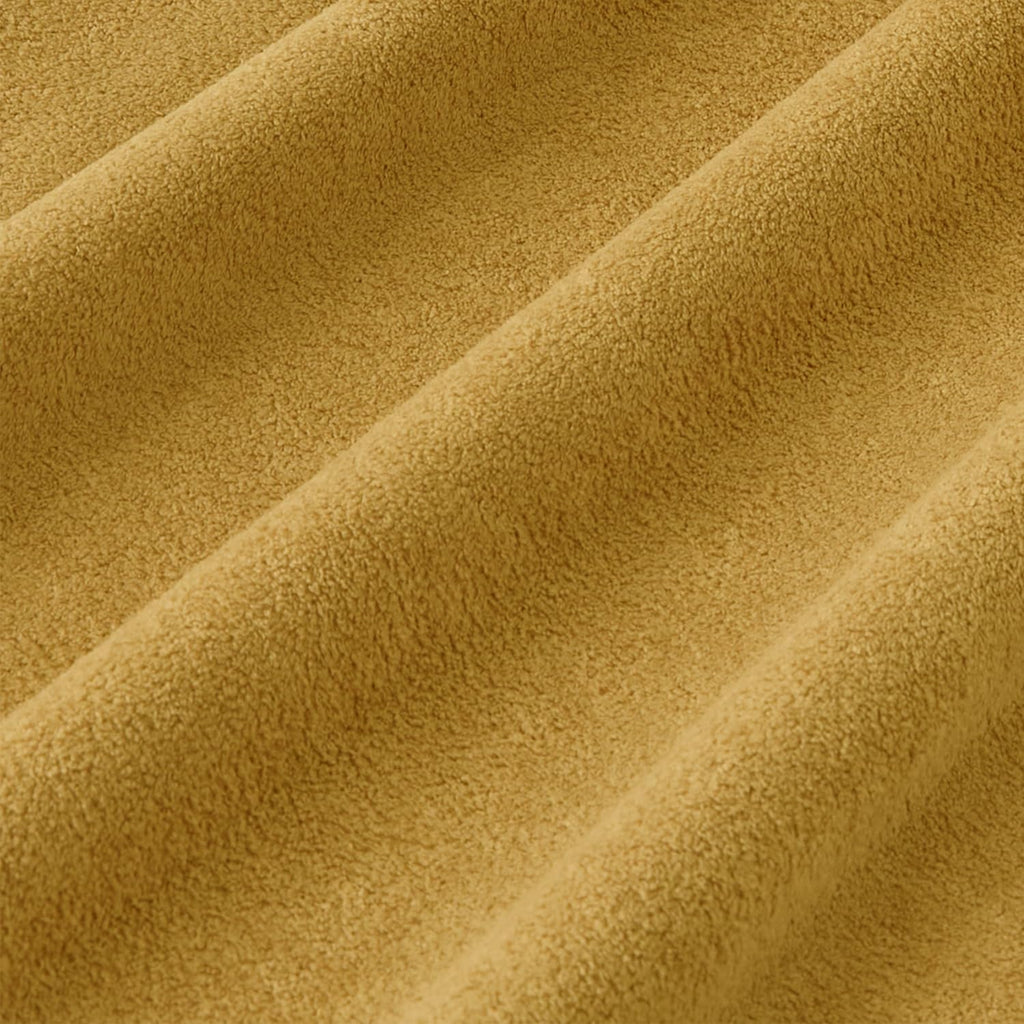 KevinTextile Kevin Textile Waterproof Decorative Pillow Covers Mustard Yellow 22x22 Inch Pack of 2 Soft Boucle Textured Euro Pillowcases El…