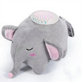 Berest Baby Elephant Soother Toy with Starry Night Light Projector, Shushing Heartbeat Plush Stuffed Animal with Lullaby Music & White Nois…