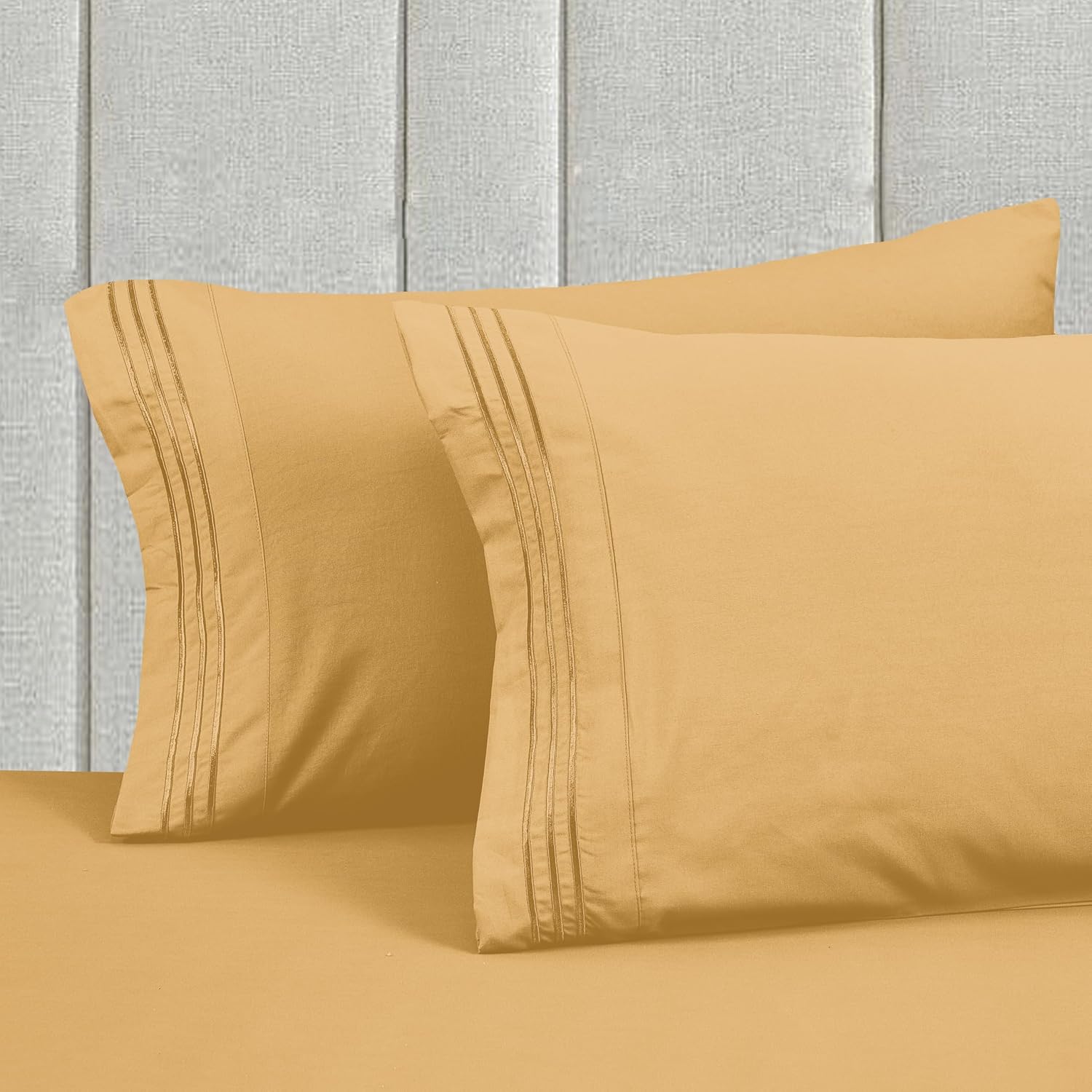 MocassiLuxuryBedding Mocassi Luxury 6-Piece Sheet Set, Ultra Soft 1800 Hotel Quality Microfiber Sheet Set, Fits Mattresses Up to 18 to 24 I…