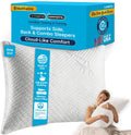 Xtreme Comforts Pillows for Sleeping - Adjustable King Memory Foam Pillow for Side, Back & Stomach Sleepers w/Removable Cooling Zipper…