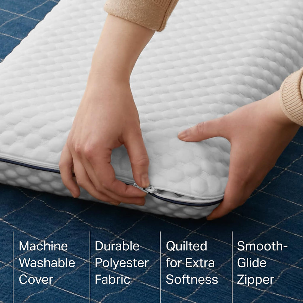Weekender Gel Memory Foam Camping Pillow - Travel Essentials & Must Haves - Camping Gear & Accessories - Contouring Neck Support - Small…