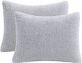 Reafort Ultra Soft Sherpa Pillowcases Set of 2 – Fluffy Cozy Fleece Standard 20" x 26", Warm Plush Covers with Smooth Zipper, Machine Washa…