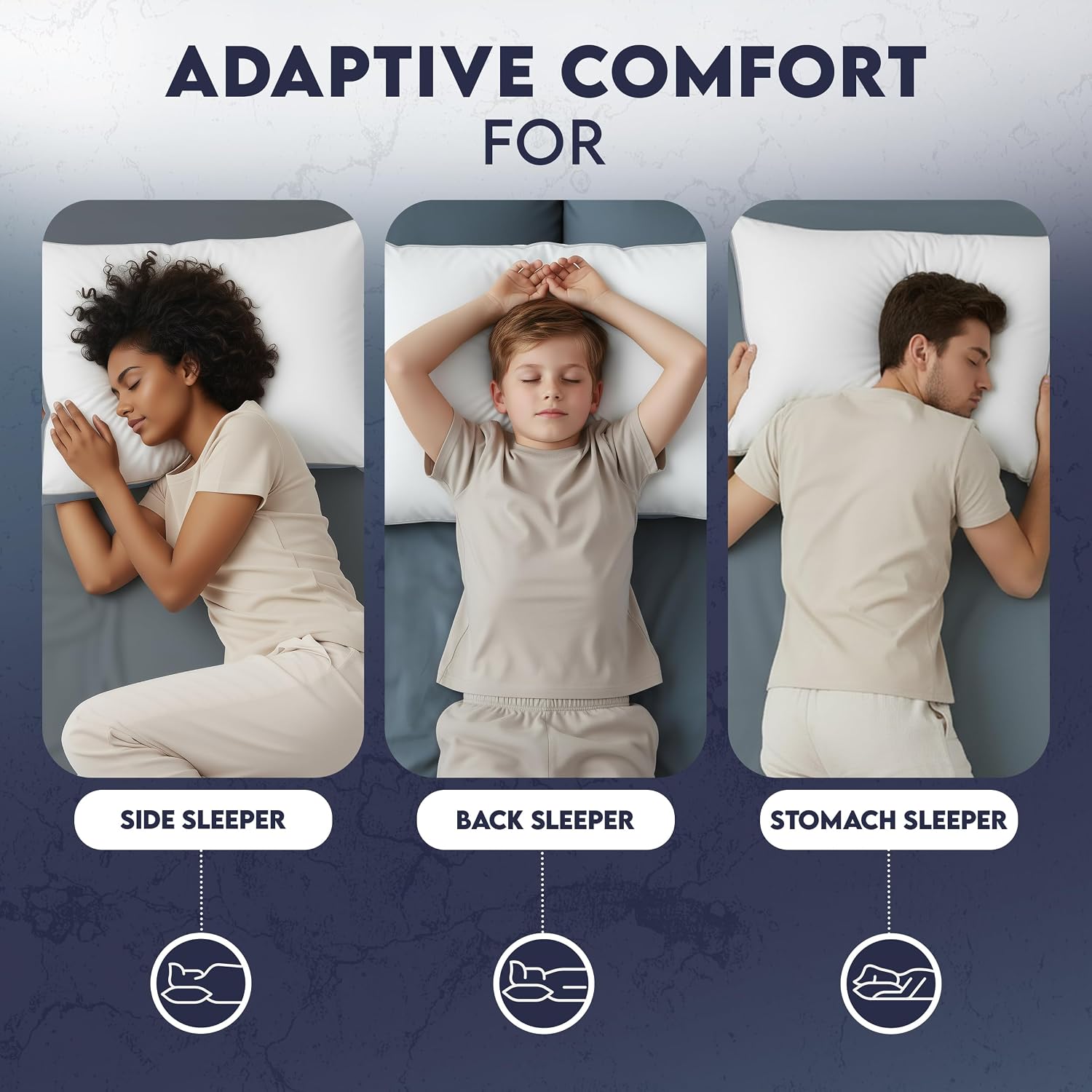 Utopiabedding Utopia Bedding Bed Pillows for Sleeping King Size (Grey), Set of 2, Soft & Fluffy Pillow with Down Alternative Filling, Cooli…