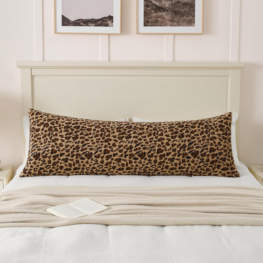 GALMAXS7 Body Pillow Cover 20x54 - Cheetah Pillow Covers - Leopard Print Pillow - Body Pillow Case Cover with Zipper