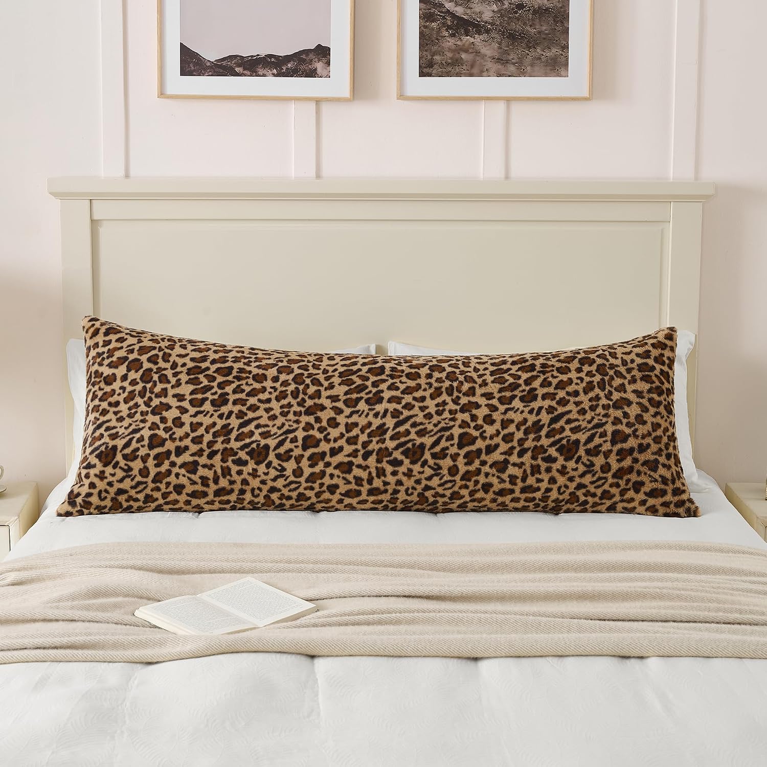 GALMAXS7 Body Pillow Cover 20x54 - Cheetah Pillow Covers - Leopard Print Pillow - Body Pillow Case Cover with Zipper