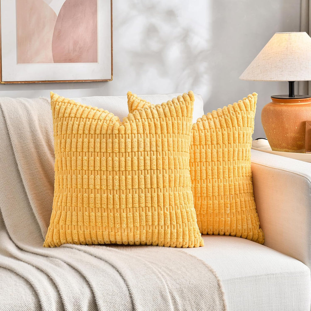 Fancy Homi 4 Packs Decorative Throw Pillow Covers for Living Room Couch Bed, Modern Farmhouse Boho Home Décor Accent Cushion Case, 18" x…