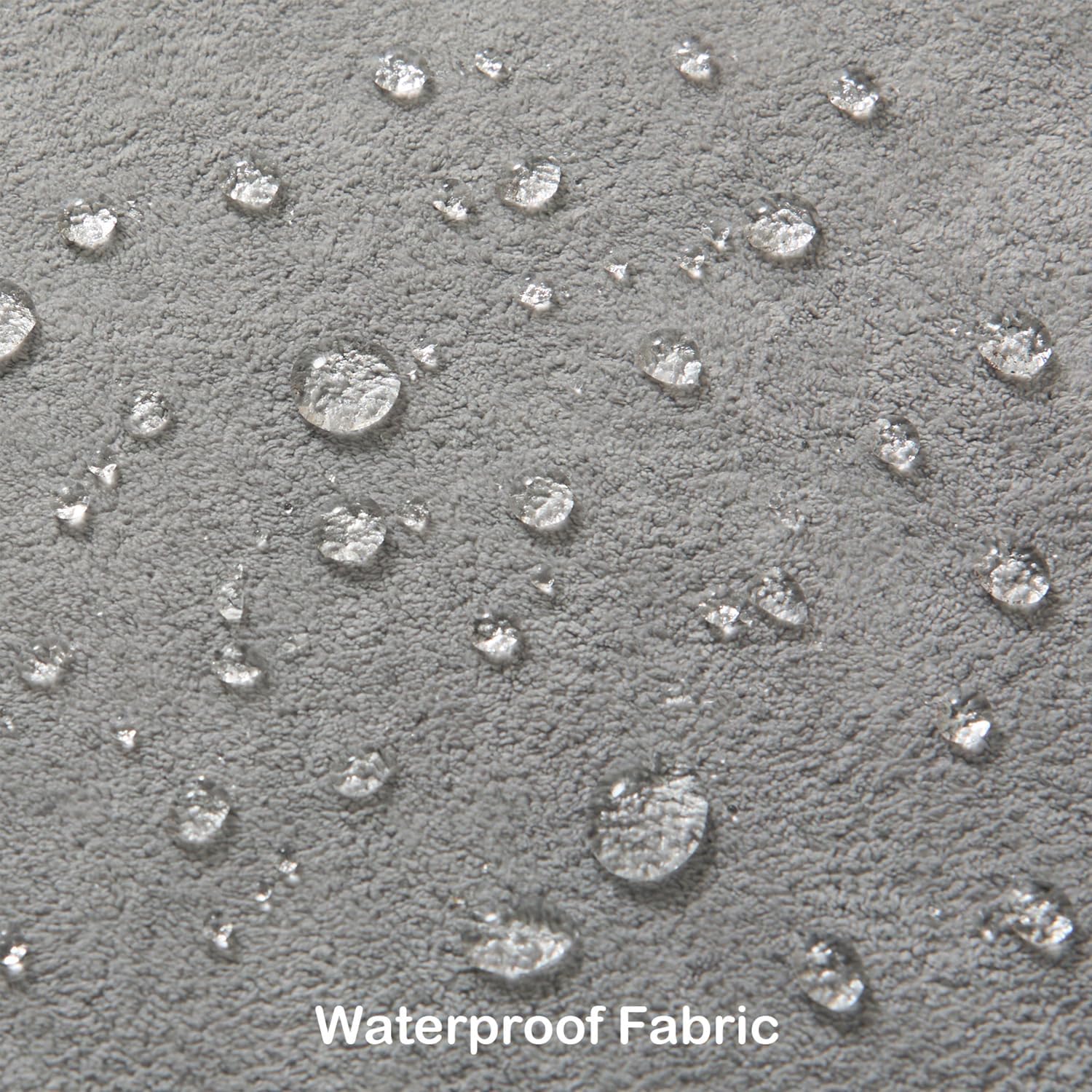 KevinTextile Kevin Textile Waterproof Decorative Pillow Covers Light Grey 20x20 Inch Pack of 2 Soft Boucle Textured Throw Pillowcases Elega…