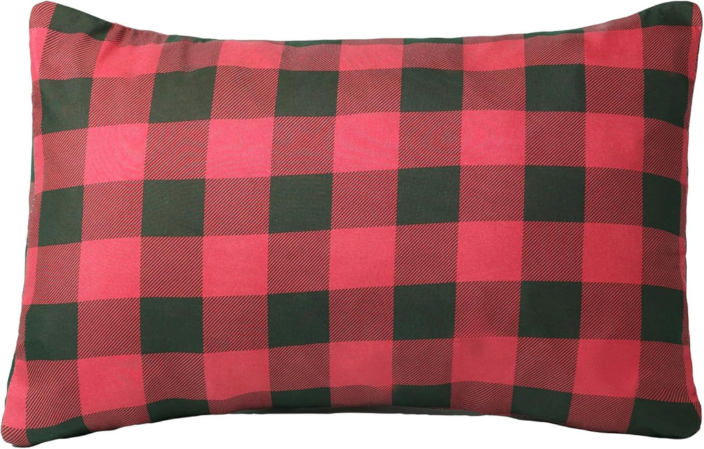 Teton Sports Camp Pillow; Great for Travel, Camping and Backpacking; Washable, Fox Plaid