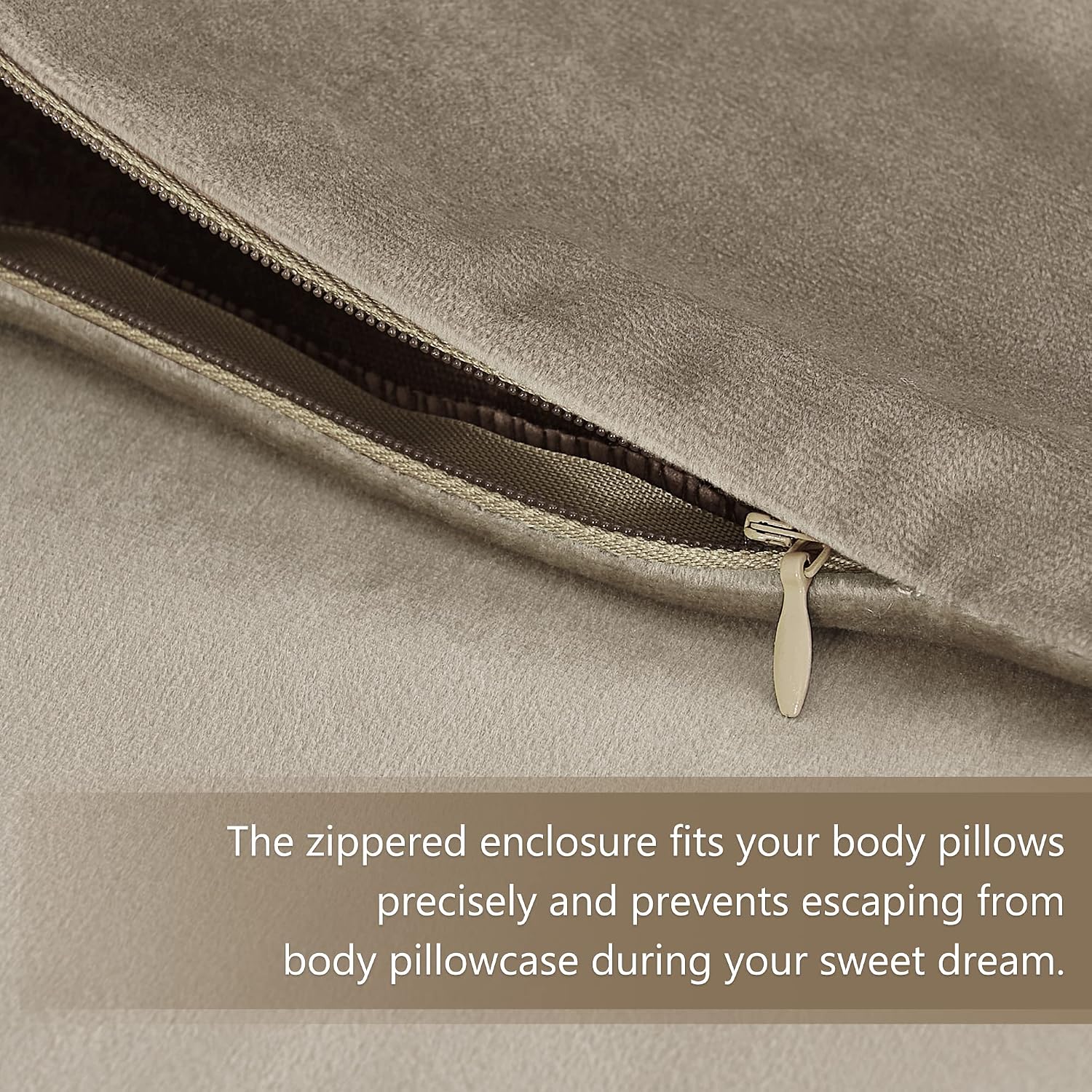 StangH Soft Velvet Pillowcase Bed Pillow Cover for Hair and Skin, Queen Size (Camel Beige, 20 x 30 inches) Set of 2, Luxury Warm Pillow Cov…