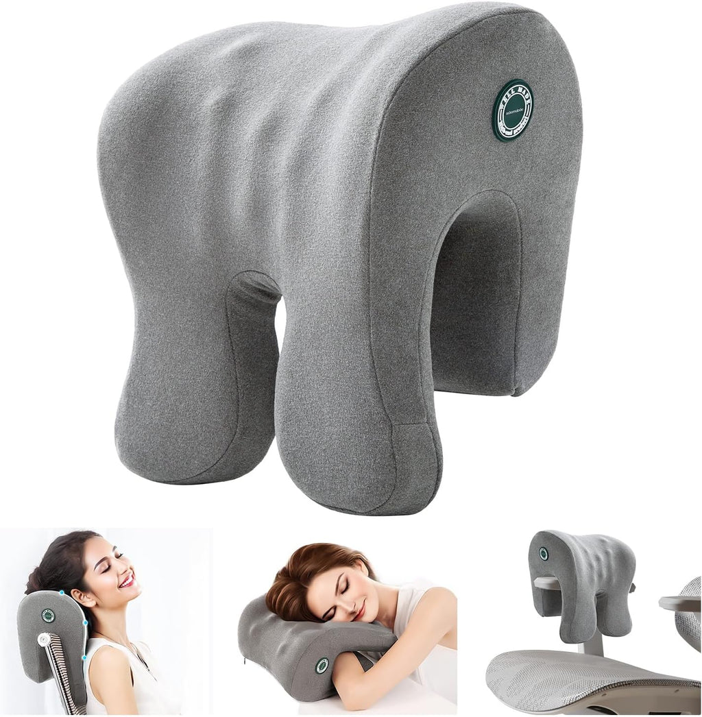 xiaomubiao Headrest Office Chair Neck Pillow Ergonomic Memory Foam Desk Pillow for Napping - Multifunctional Comfort for Adult Workstations…