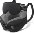 YFONG Travel Pillow for Long Flight Airplane, Head Strap Combo with 3D Contoured Sleep Eye Mask, Neck Pillow for Travel Essential, 360°…