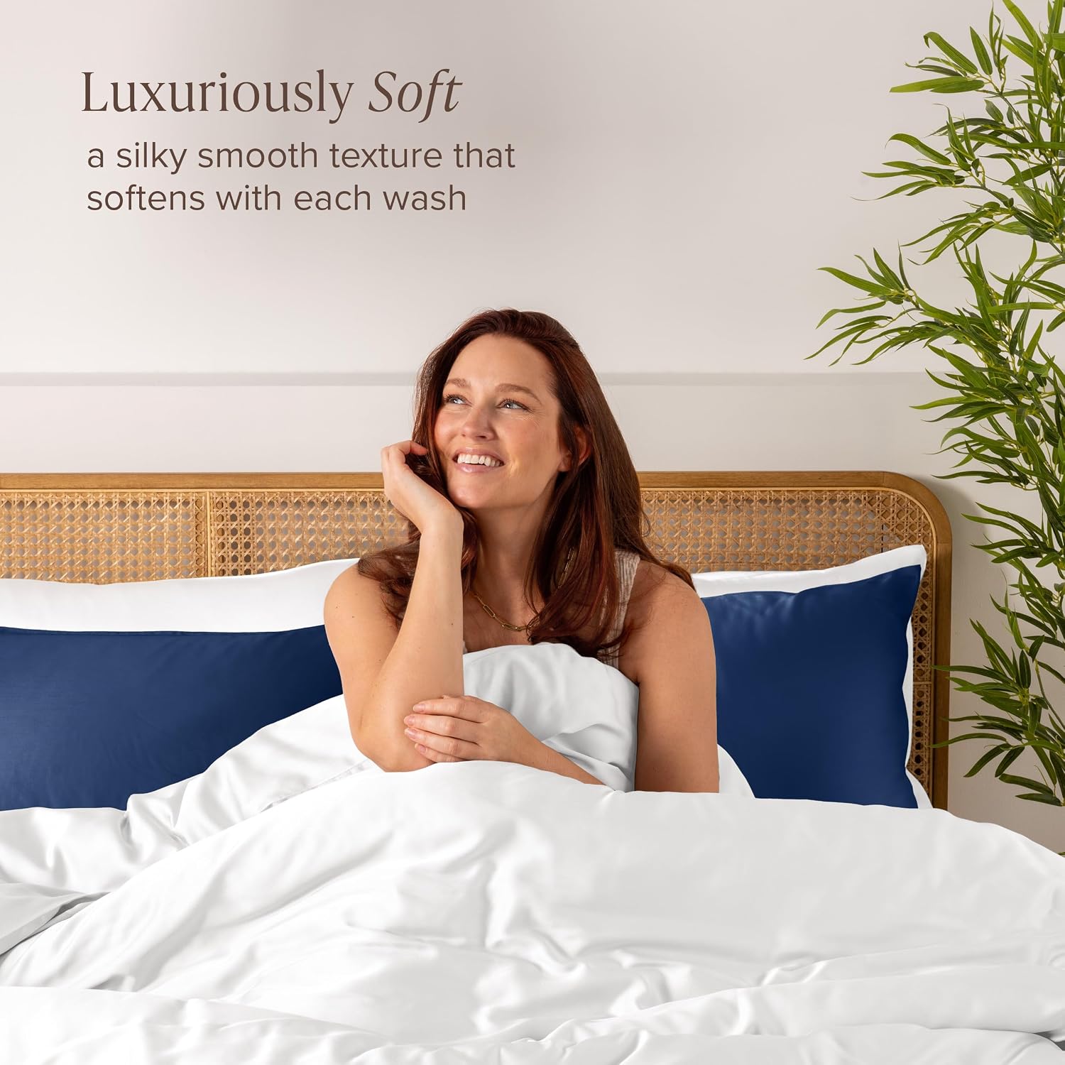 BareHome Bare Home 100% Rayon Made from Bamboo Luxury Body Size Cooling Pillowcase - Breathable - Easy Fit - Soft Bedding & Pillowcases (Bo…