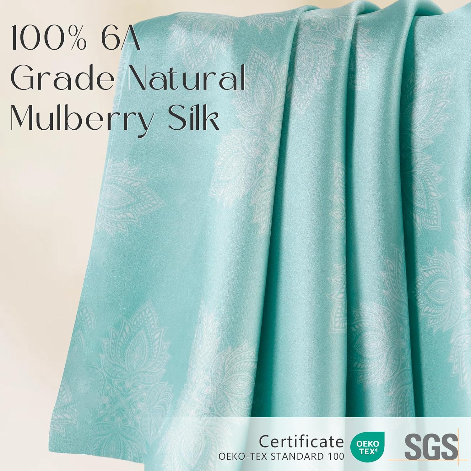 Zimasilk 100% Pure Mulberry Silk Pillowcase for Hair and Skin everyday comfort, Soft and Smooth, Both Sides Grade 6A Silk, 600 Thread…