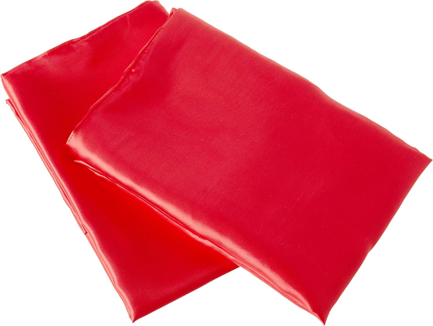 MorningGlamour Morning Glamour Satin Pillowcases for Hair & Skin, Similar to Silk, Standard/Queen Size Set of 2, Cooling Pillow Case with E…