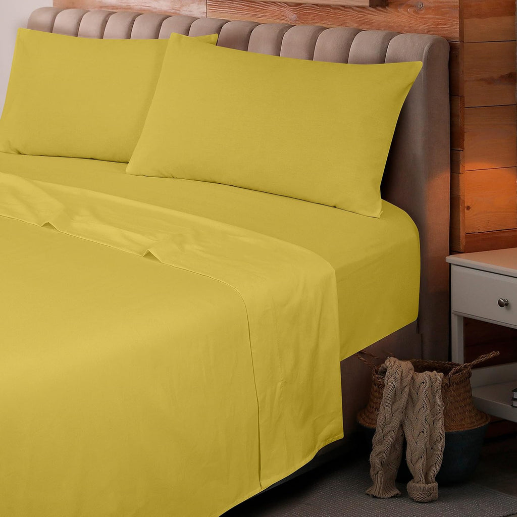 Royalelinens ROYALE LINENS 300 Thread Count 100% Long Staple Combed Cotton Sheet Set - 4 Piece Queen Bed Sheets - 1 Fitted, 1 Flat & 2 Pill…