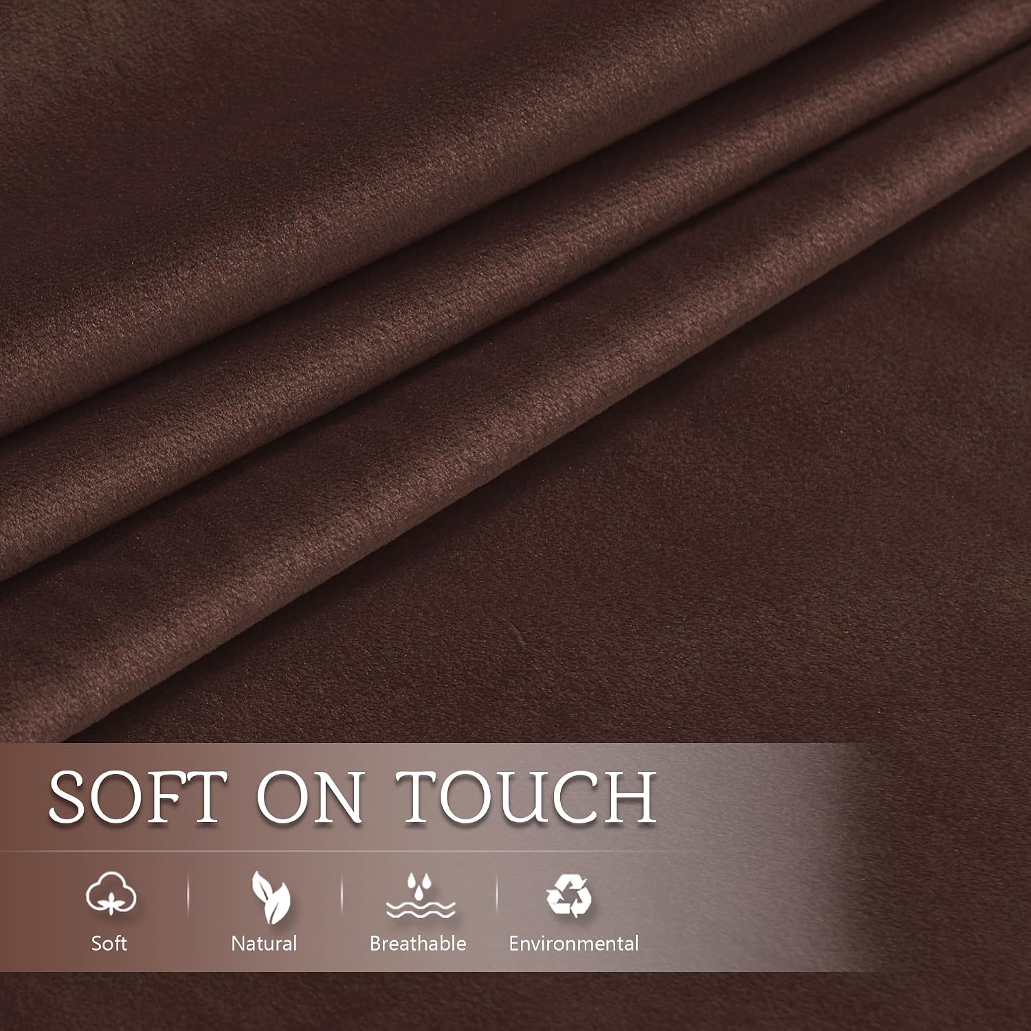 StangH Brown Velvet Body Pillow Cover 20x54 Inches, Super Soft Cozy Luxury Fuzzy Flannel Long Pillowcase with Zipper, Decorative Pillow Cas…