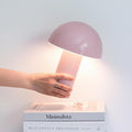 Brightech Celia Mood Lamp – 10" Touch-Controlled Mushroom Table Lamp, Cordless & Dimmable LED, Portable & Rechargeable Bedside Night Light,…