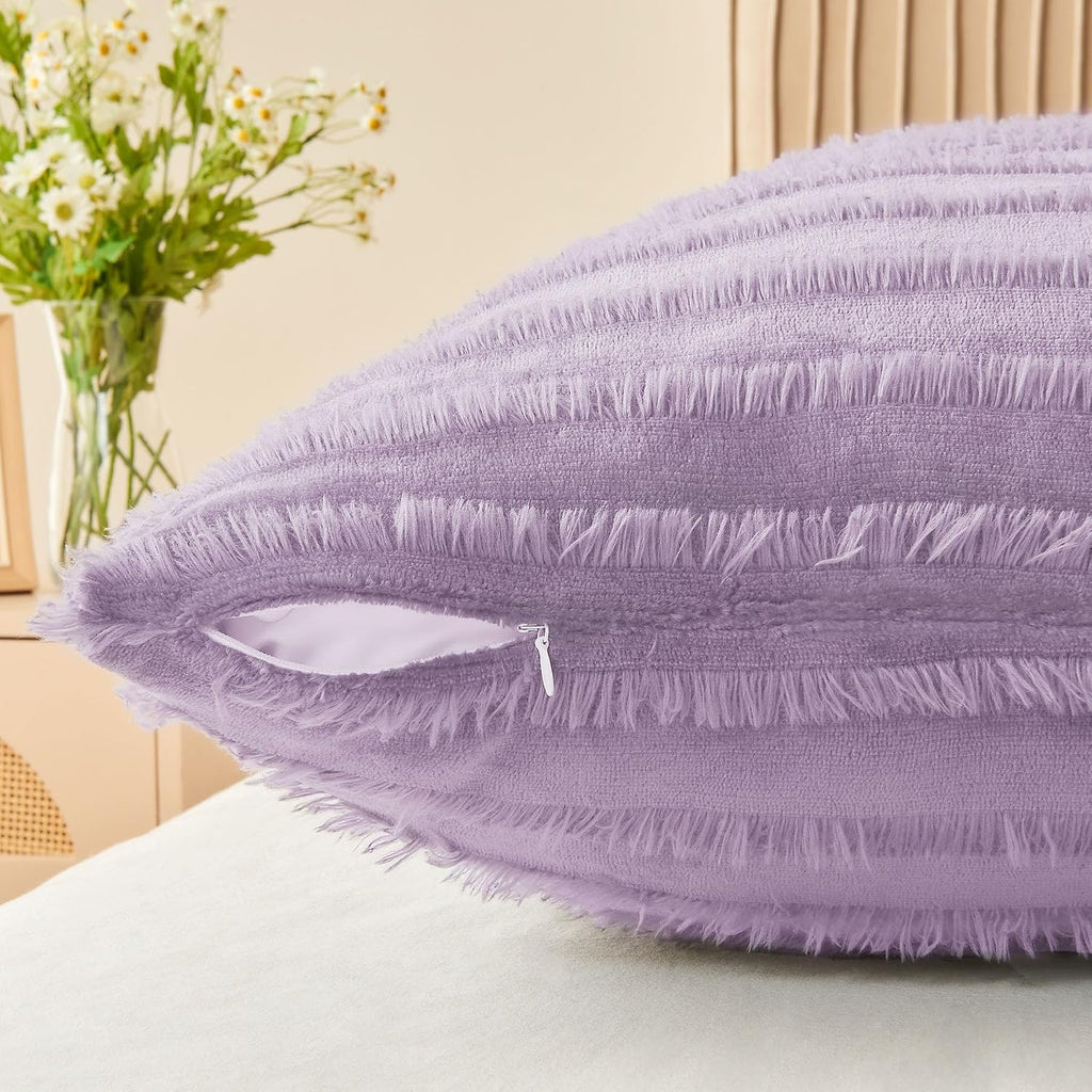 Bedelite Body Pillow Cover with Zipper Closure, Decorative Boho Fleece Pillowcase 20 x 54 Inches, Luxury Fluffy Plush Long Body Pillow Pill…