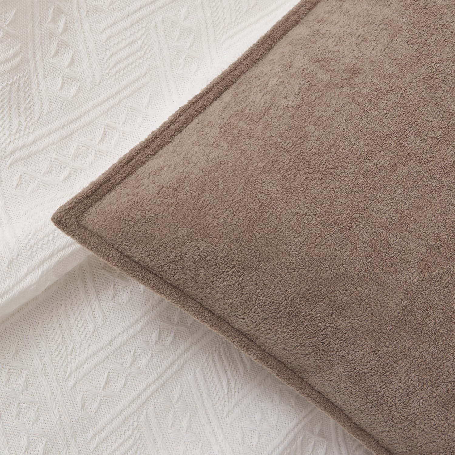 KevinTextile Kevin Textile 12x24 Inch Lumbar Pillow Cover 1 Pack Soft Boucle Textured Decorative Waterproof Rectangle Cushion Elegant Accen…