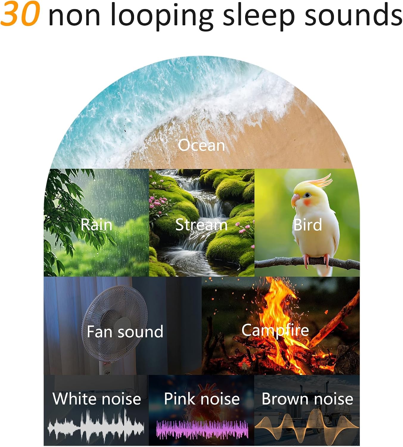 10-60 Mins Simulate Sunrise Alarm Clock: Gentle Wake Up Light Adjustable Brightness, 30-Level Volume, Bright & Loud Enough for Dark…