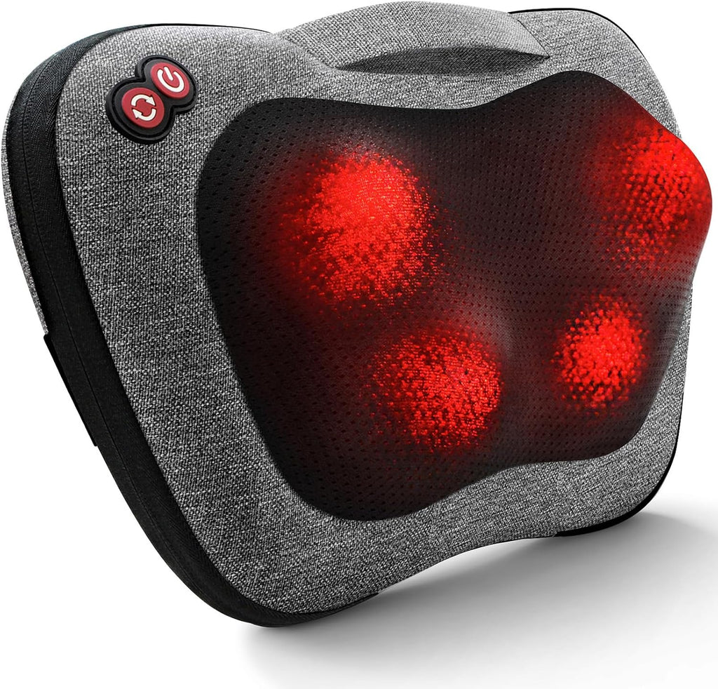 Viktorjurgen VIKTOR JURGEN Shiatsu Back Massager with Heat – Deep Tissue Massage for Neck, Shoulder, Leg, Upper & Lower Back, Electric Kne…