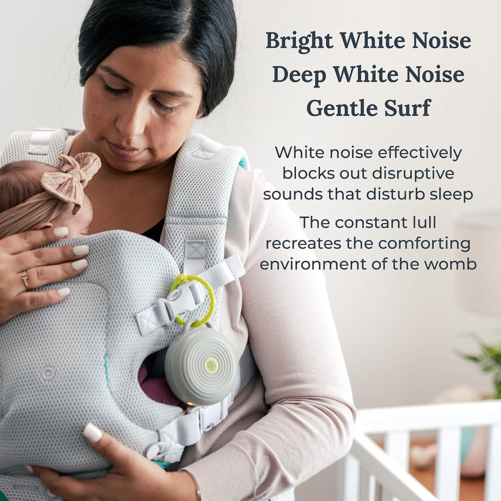Yogasleep Hushh Portable White Noise Sound Machine for Baby - 2 Pack - 3 Natural Sounds with Volume Control, Compact Size, Noise Canceling…