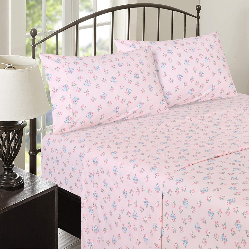 Ruvanti 100% Cotton Percale Sheets California King Size – Crisp Cooling Bed Sheets for Hot Sleepers, Deep Pocket 14”, Soft Breathable & Dur…