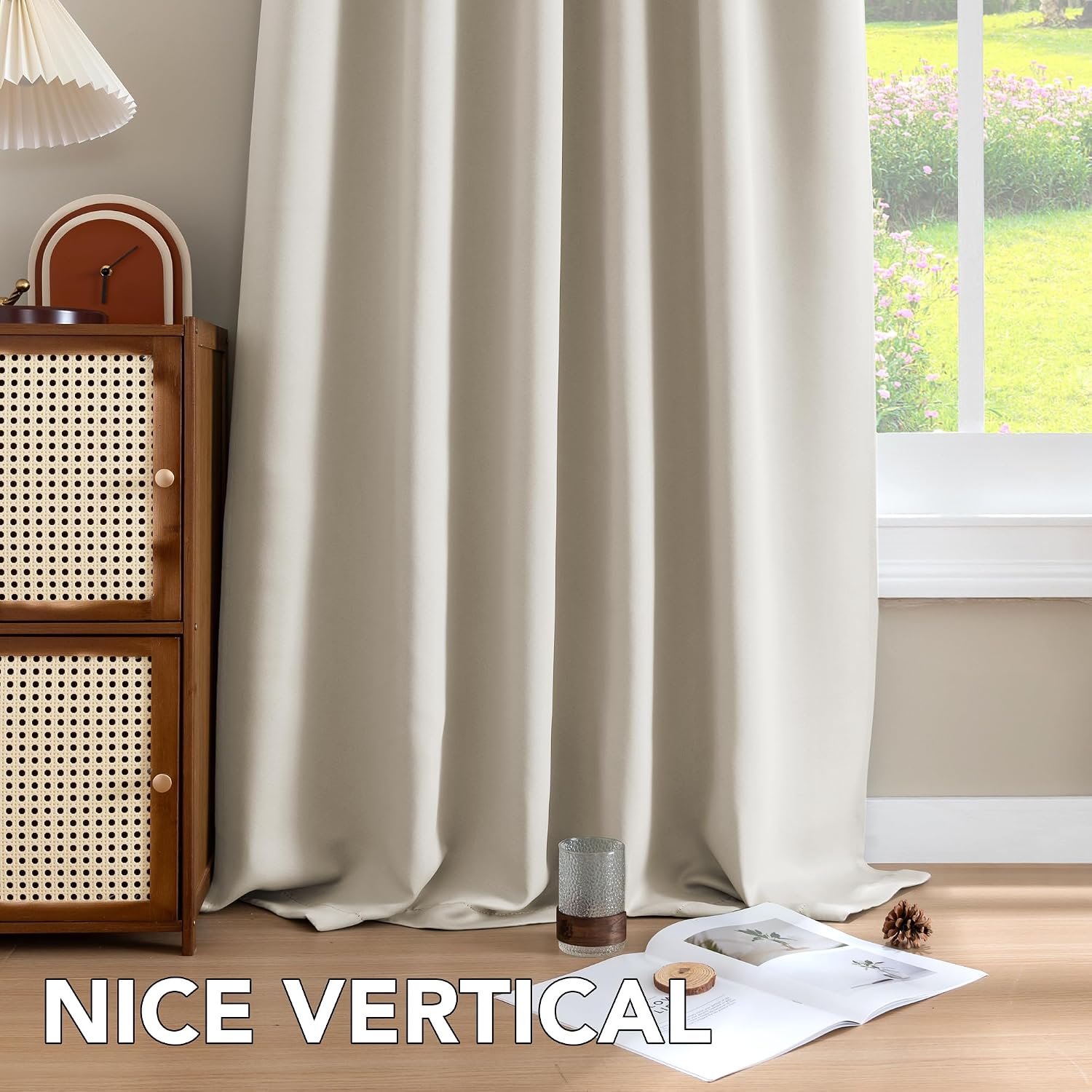 H.VERSAILTEX Light Reducing Curtains Thermal Insulated Window Treatment Panels Room Darkening Privacy Assured Drapes for Living…