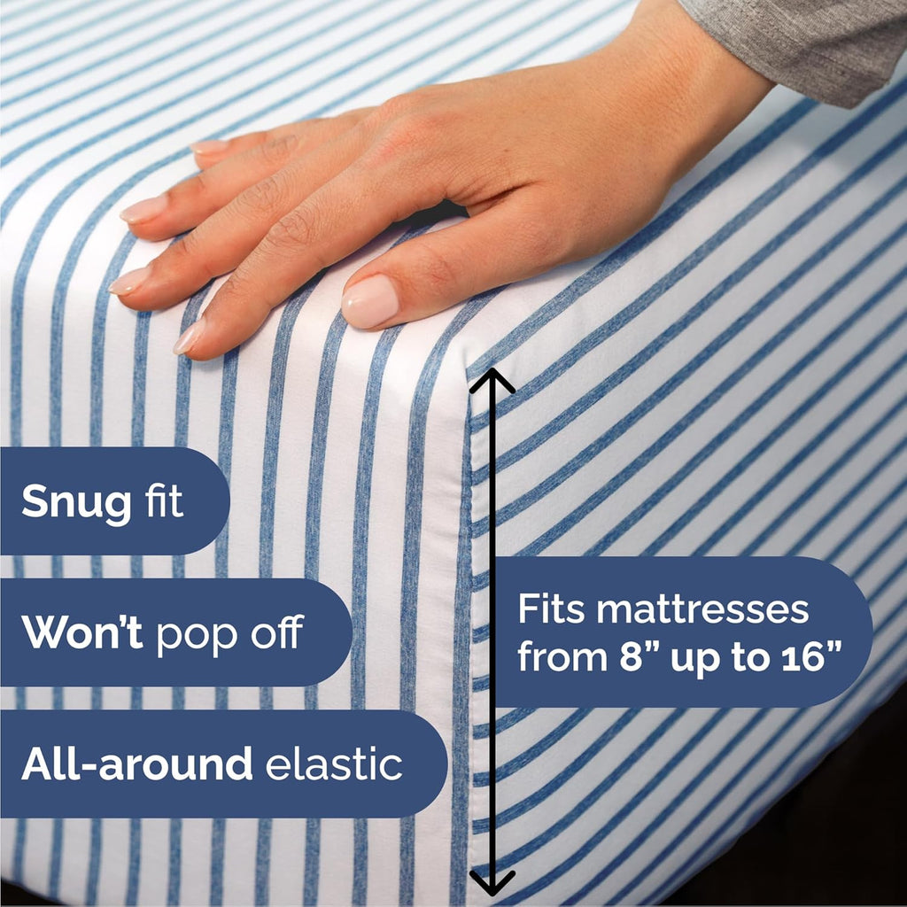 Cal King Size 4 Piece Sheet Set - Comfy Breathable & Cooling Sheets - Hotel Luxury Bed Sheets for Women & Men - Deep Pockets, Easy-Fit…