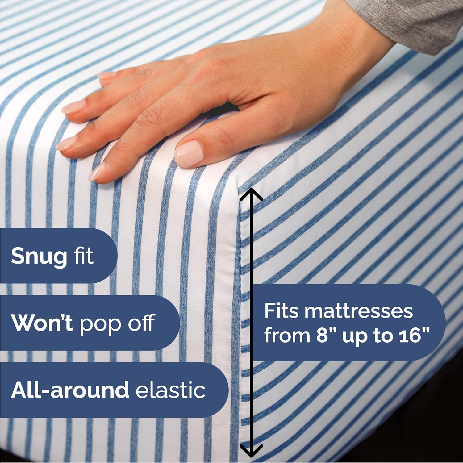Cal King Size 4 Piece Sheet Set - Comfy Breathable & Cooling Sheets - Hotel Luxury Bed Sheets for Women & Men - Deep Pockets, Easy-Fit…