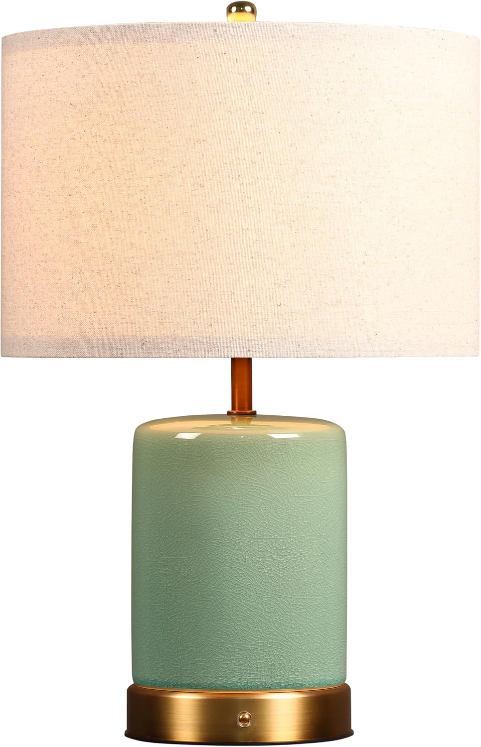 O’Bright Dune - Battery Powered Table Lamp, Rechargeable Cordless Ceramic Lamp, Full-Size 19.5 Inch Height, Dimmable, Smart Safety…