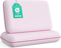 CushyOasis Memory Foam Pillows for Side, Back and Stomach Sleepers, Set of 2, Bed Pillow with Washable Cover and Breathable Mesh, Bed Pillo…