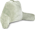 HusbandPillow Husband Pillow Reading Pillow with Arms - Standard Backrest for Sitting Up in Bed - Firm Support Bed Rest Pillow for Adults,…