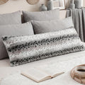 Chumerry Fuzzy Body Pillow Case Dark Gray Fluffy Shaggy Pillow Cover Ultra Soft Warm Rabbit Fur Decorative Body Pillow Cover Long Pillowcas…