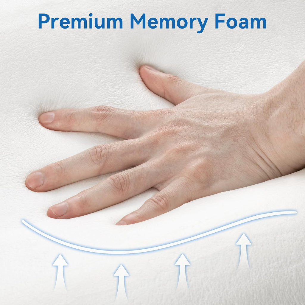 Amaeromax AM AEROMAX Travel Contour Memory Foam Pillow, Cervical Pillow for Neck, Neck Orthopedic Sleeping Pillows for Side, Back and Stom…