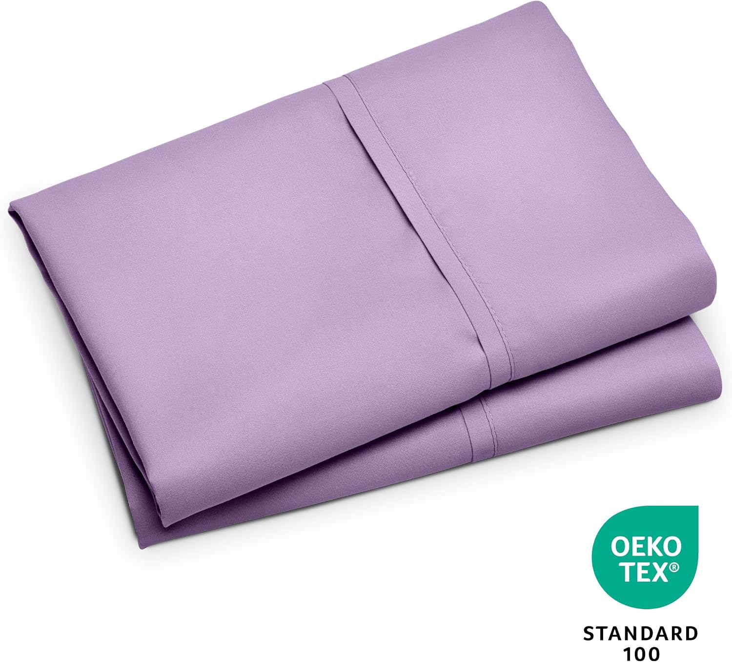 BareHome Bare Home Microfiber Pillow Cases - King Size Set of 2 - Cooling Pillowcases - Double Brushed - Lavender Pillowcases 2 Pack - Easy…