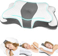 CHxxy Memory Foam Pillows, Cervical Pillow for Neck and Shoulder, Ergonomic Contour Bed Pillow, Soft for Side Sleep Stomach Sleeping and B…