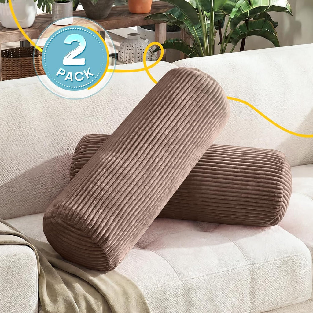 1 MIDDLE ONE Body Pillow, Memory Foam Body Pillows for Adults Sleeping, Decorative Bolster Pillow for Couch and Bed, Long Cylinder Tube…