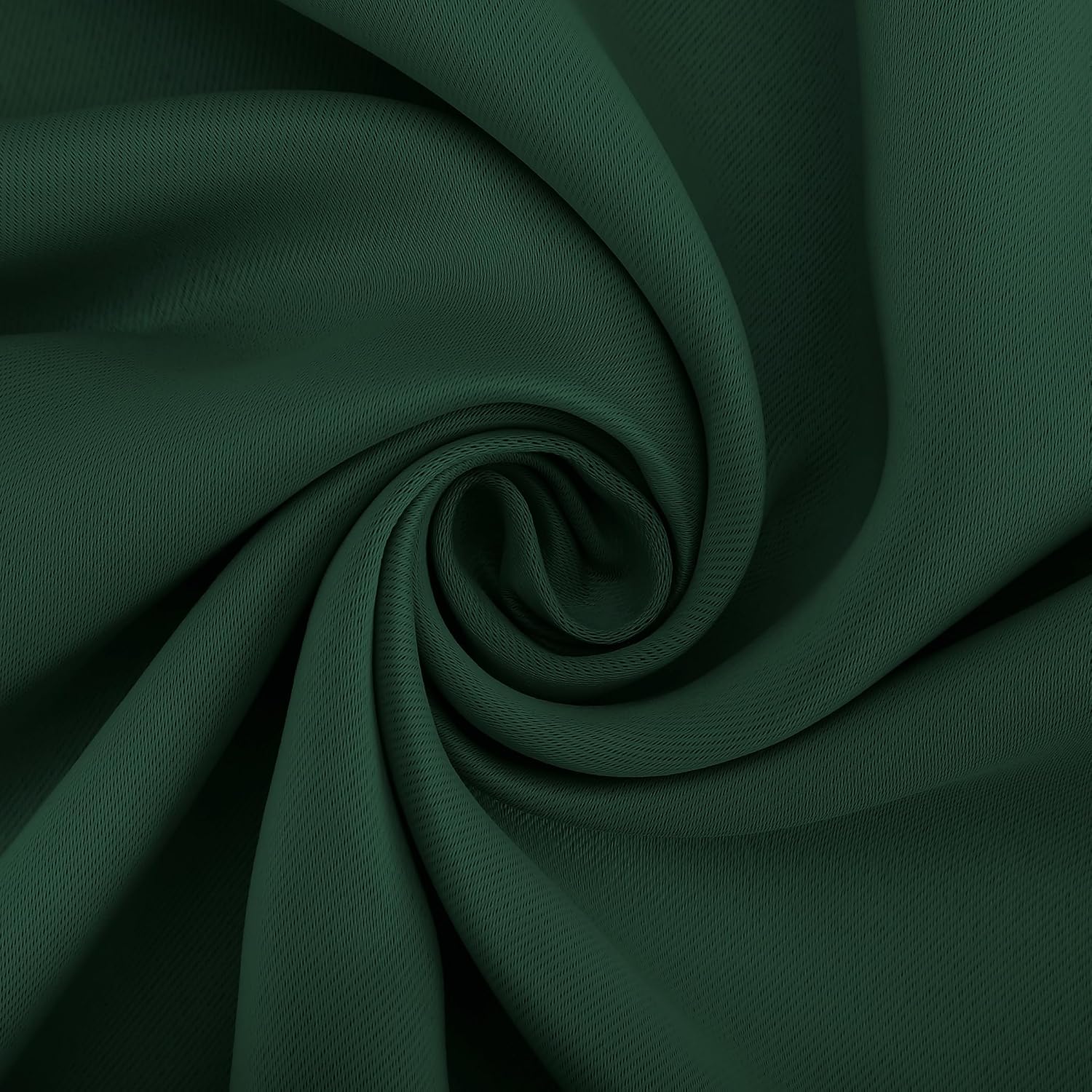 Sun Zero Easton Energy Saving Blackout Grommet Curtain Panel, Evergreen, 40" W x 63" L (1 Panel)