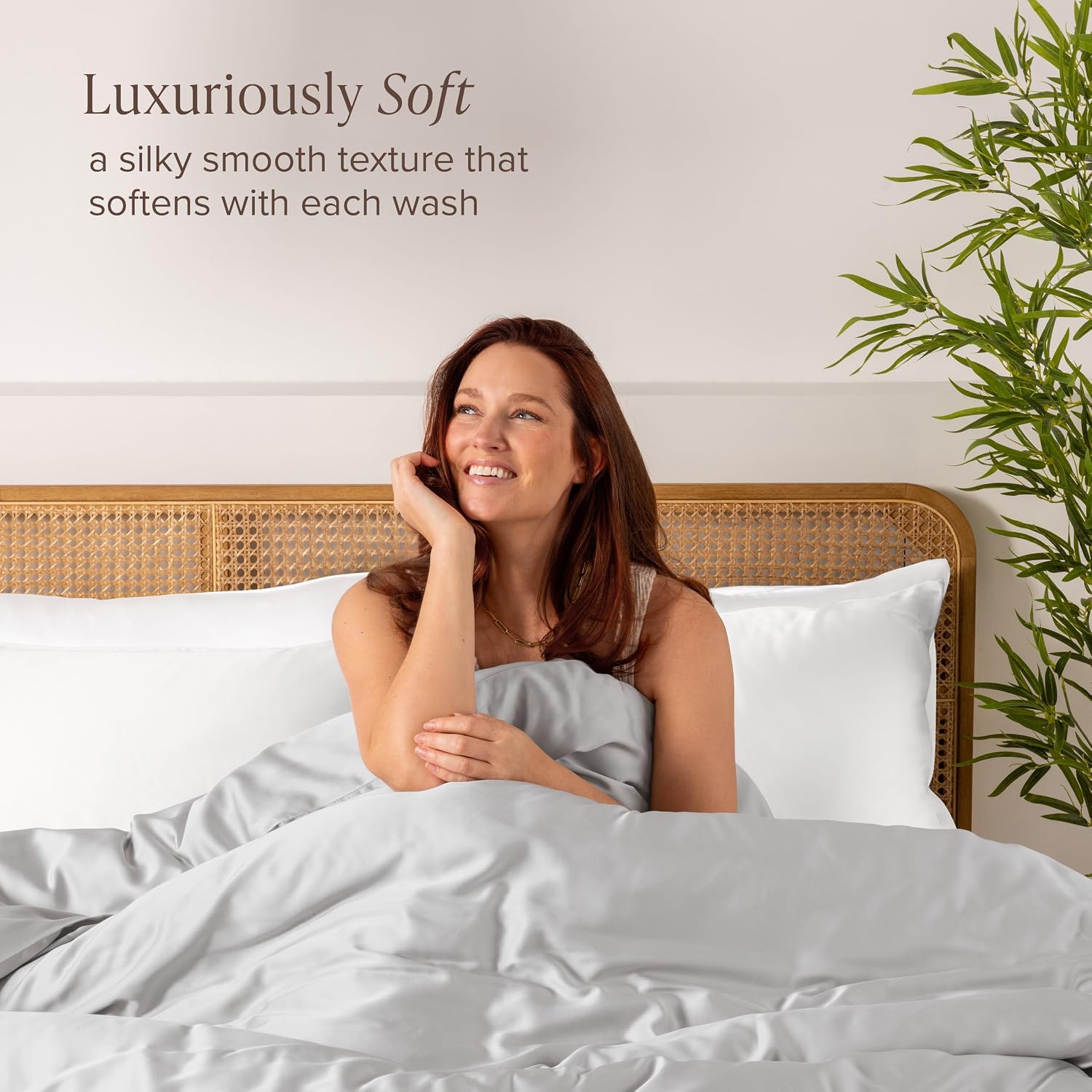 BareHome Bare Home 100% Rayon Made from Bamboo Luxury Body Size Cooling Pillowcase - Breathable - Easy Fit - Soft Bedding & Pillowcase (Bod…