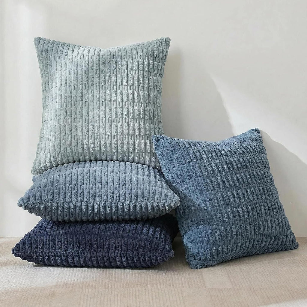 Fancy Homi 4 Packs Decorative Throw Pillow Covers for Living Room Couch Bed, Modern Farmhouse Boho Home Décor Accent Cushion Case, 26" x…