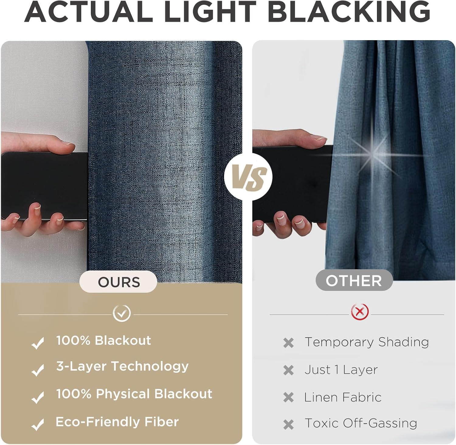 Joydeco Blackout Curtains 84 Inches Long 2 Panels Burg, Room Darkening Curtains for Bedroom, 100% Black Out Textured Thermal Drapes Privacy…